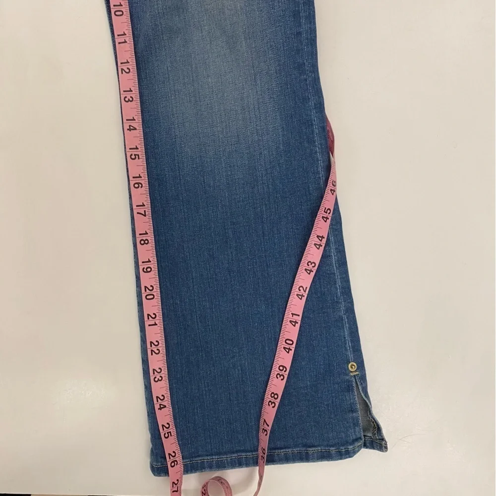 Frame || Le Crop Mini Boot Jeans‎ Stretch Slit Morongo Blue Wash 27 - Picture 9 of 9